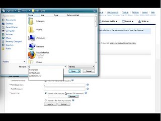 02. How to Import Contacts address from a File