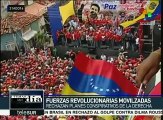 Venezolanos muestran su rechazo planes de desestabilización opositora