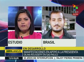Brasileños expresan su indignación tras el golpe consumado