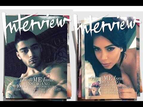 Zayn Malik Shirtless, Miley Cyrus N@k€d, Kim Kardashian On Bed For Interview Magazine Photoshoot