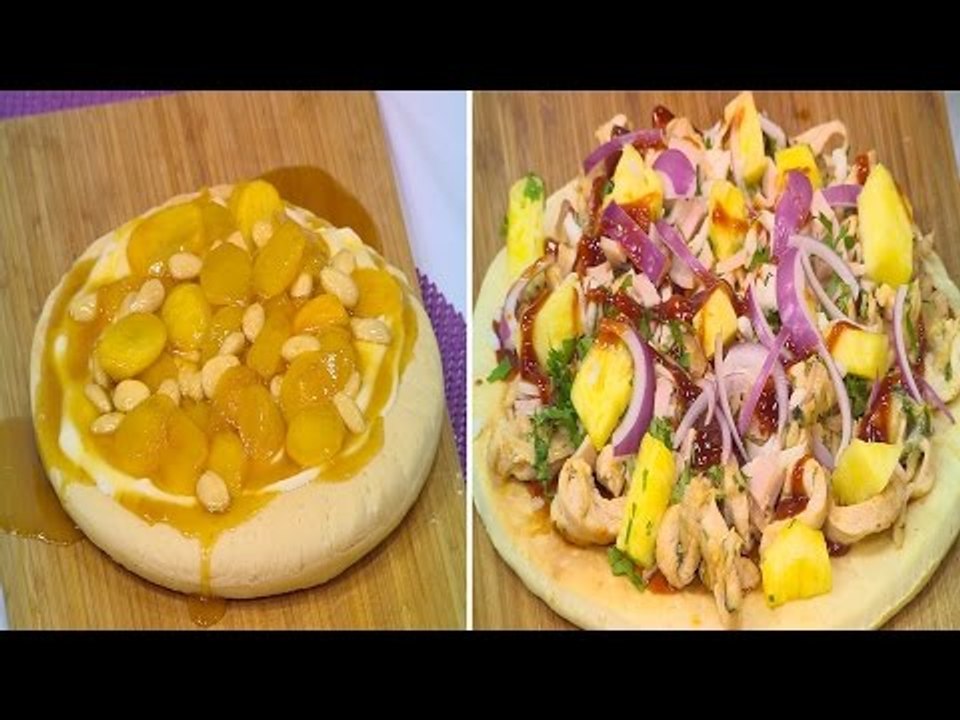 عجينة البيتزا - بيتزا بالبصل المكرمل - بيتزا دج...