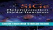 [PDF] SiGe Heterojunction Bipolar Transistors Full Colection