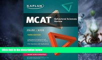 Big Deals  MCAT Behavioral Sciences Review: Online   Book (Kaplan Test Prep)  Best Seller Books