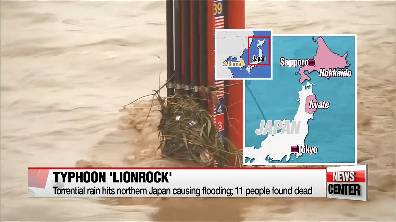 Strong tropical storm hits Japan's northeast, at least 11 dead