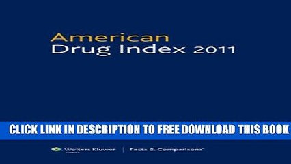 [PDF] American Drug Index 2011: Published by Facts   Comparisons Full Collection