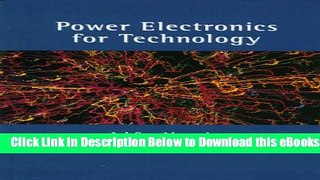 [Reads] Power Electronics for Technology Online Books