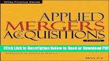 [Get] Applied Mergers and Acquisitions Free New