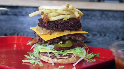 How Many Toppings to TOPPLE this Burger-