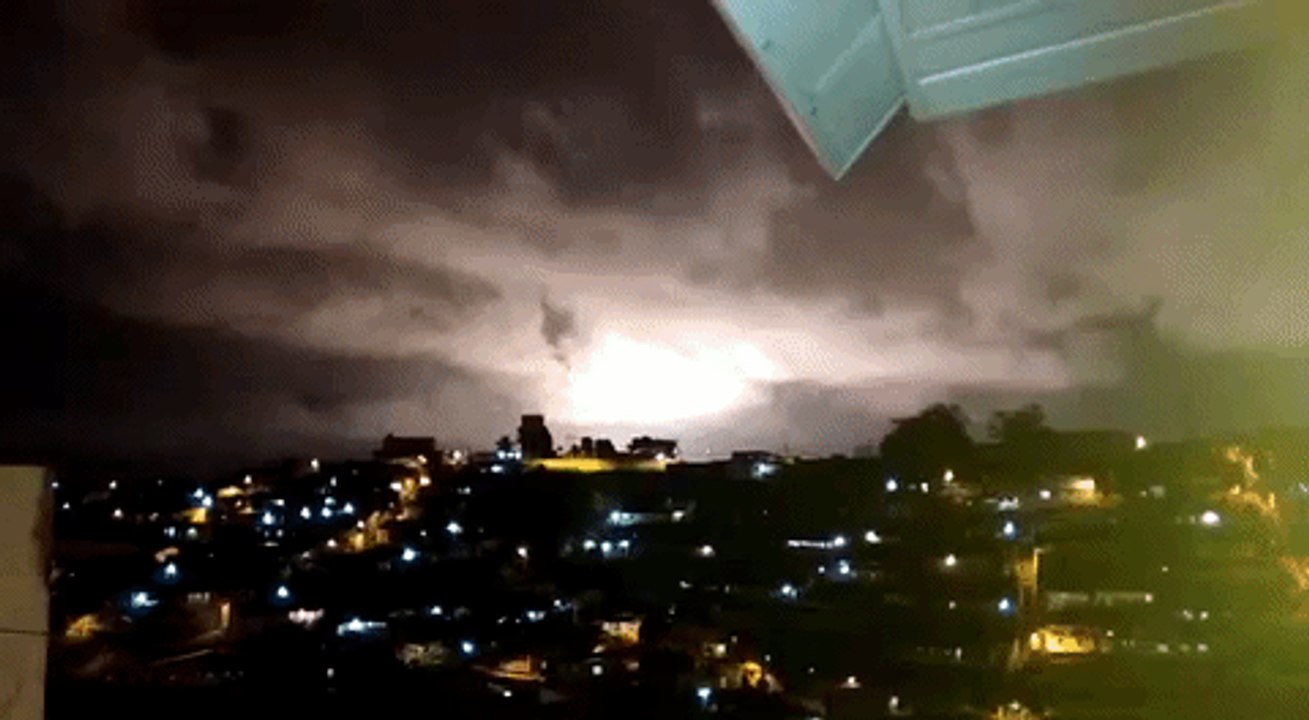 Flashes From Recife Transformer Explosion Light Up Night Sky