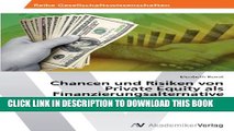 [PDF] Chancen und Risiken von Private Equity als Finanzierungsalternative: Finanzanalyse am