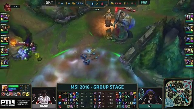SKT vs FW - MSI 2016 (Mid-Season Invitational) - SK Telecom T1 vs Flash Wolves_7
