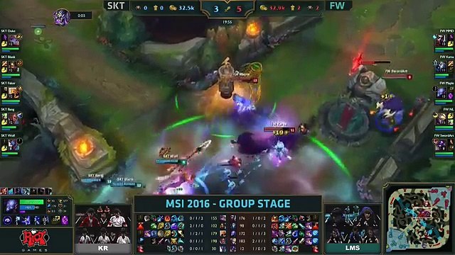SKT vs FW - MSI 2016 (Mid-Season Invitational) - SK Telecom T1 vs Flash Wolves_8