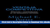 [Reads] Ventaja competitiva / Competitive Advantage: Creacion y sostenibilidad de un rendimiento