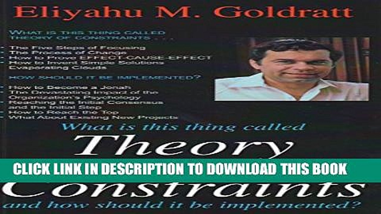 [PDF] Theory of Constraints Full Collection
