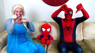 Spiderman vs Doctor Hulk vs Joker Surgery w- Frozen Elsa - Fun Superheroes Movie in real Life IRL