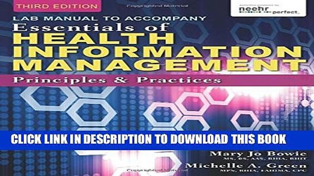 [PDF] Lab Manual for Green/Bowie s Essentials of Health Information Management: Principles and