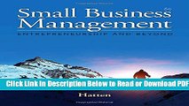 [Get] Small Business Management: Entrepreneurship and Beyond Free Online