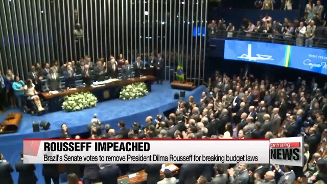 Brazil Senate votes to oust President Dilma Rousseff