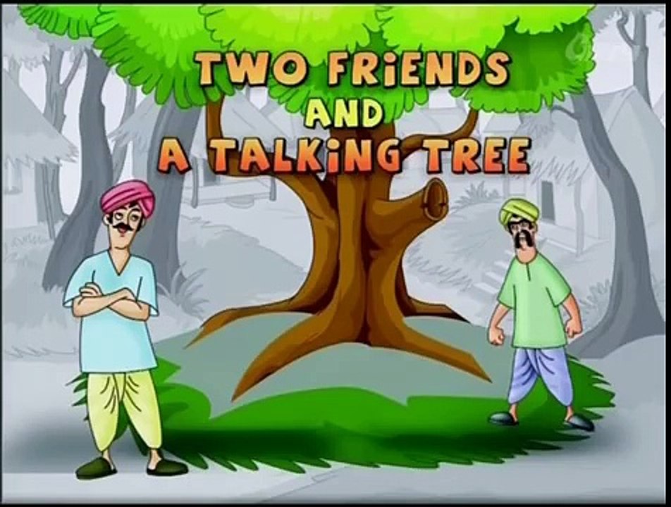 The Two Friends And A Talking Tree - Cartoon Channel - Famous Stories - Hindi Cartoons