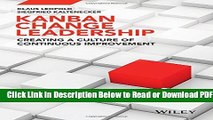 [Download] Kanban Change Leadership: Creating a Culture of Continuous Improvement Free New