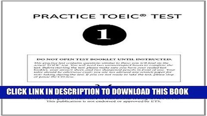 [PDF] Ace the TOEIC Test: Practice Test 1 Full Online