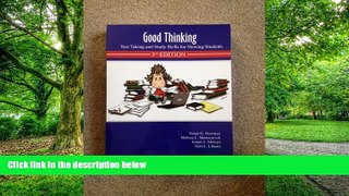 Big Deals  Good Thinking: Test Taking and Study Skills for Nursing Students  Free Full Read Best