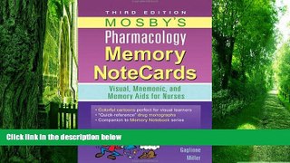 Big Deals  Mosby s Pharmacology Memory NoteCards: Visual, Mnemonic, and Memory Aids for Nurses,