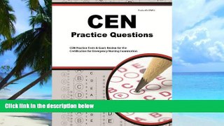 Big Deals  CEN Exam Practice Questions: CEN Practice Tests   Review for the Certification for