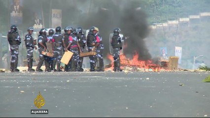 Violence erupts in Gabon as Ali Bongo elected again