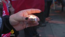 Vigil held for Polish man stabbed in UK