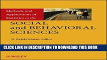 [PDF] Methods and Applications of Statistics in the Social and Behavioral Sciences Popular Online