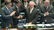 Brazil: Michael Temer sworn in after Rousseff ousted