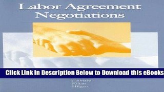 [Reads] Labor Agreement Negotiations Online Books