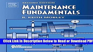[Get] Maintenance Fundamentals Free New
