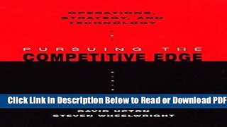 [Get] Operations, Strategy, and Technology: Pursuing the Competitive Edge Popular New