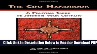 [Download] The CISO Handbook: A PRACTICAL GUIDE TO SECURING YOUR COMPANY Popular New