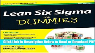 [Get] Lean Six Sigma For Dummies Free Online