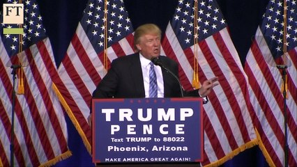 Tải video: Trump vows ‘no amnesty’ over illegal immigration