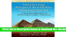 [Reads] Mastering Project Portfolio Management: A Systems Approach to Achieving Strategic