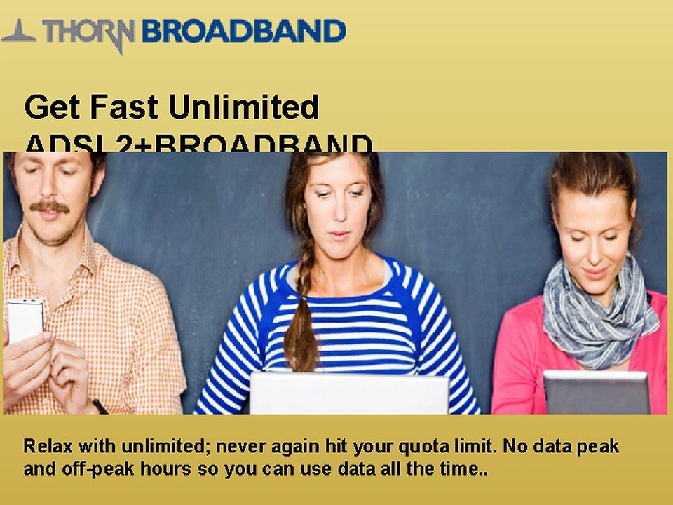 Add a Speed Boost - Thornbroadband