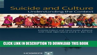 [Read PDF] Suicide and Culture: Understanding the Context Ebook Free