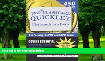 Big Deals  PMP Flashcard Quicklet: Flashcards in a Book for Passing the PMP and CAPM Exams  Best