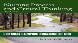 [PDF] Nursing Process and Critical Thinking (5th Edition) Full Online