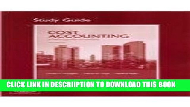 [PDF] Student Study Guide for Cost Accounting Popular Colection