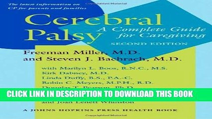 [PDF] Cerebral Palsy: A Complete Guide for Caregiving Full Online