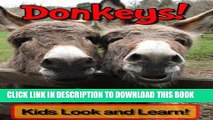[New] Donkeys! Learn About Donkeys and Enjoy Colorful Pictures - Look and Learn! (50  Photos of