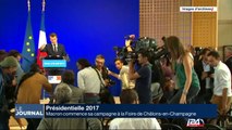 Macron commence sa campagne à la Foire de Châlons-en-Champagne