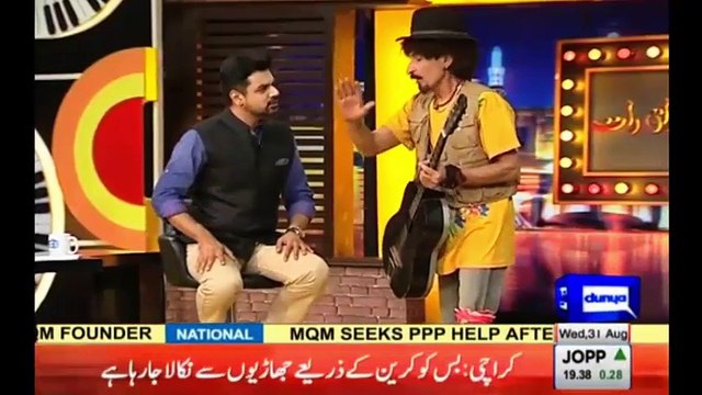 Mr. Fabulous John Farry, Mazaaq Raat 31 August 2016 - Mathira - Siddiq Al Farooq - Dunya News