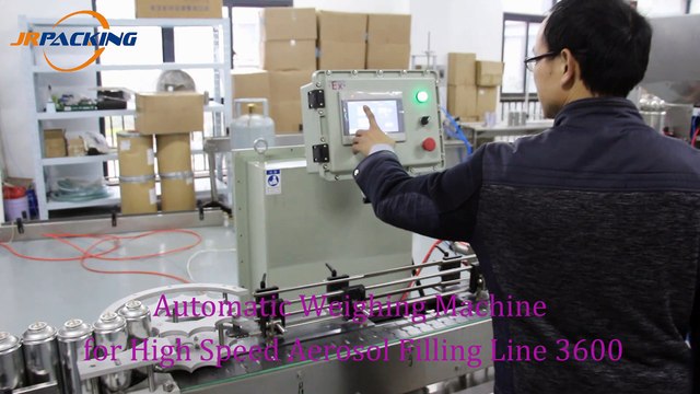 Automatic Weighing Machine for High Speed Aerosol Filling Line 3600