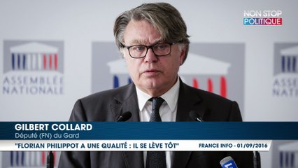 Gilbert Collard : "Florian Philippot ne décide rien" au Front national